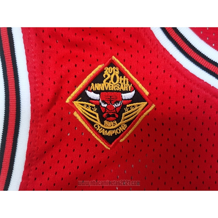 Camiseta Chicago Bulls Michael Jordan #23 Mitchell & Ness 1997-98 Rojo